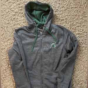 MSU zip up sweatshirt